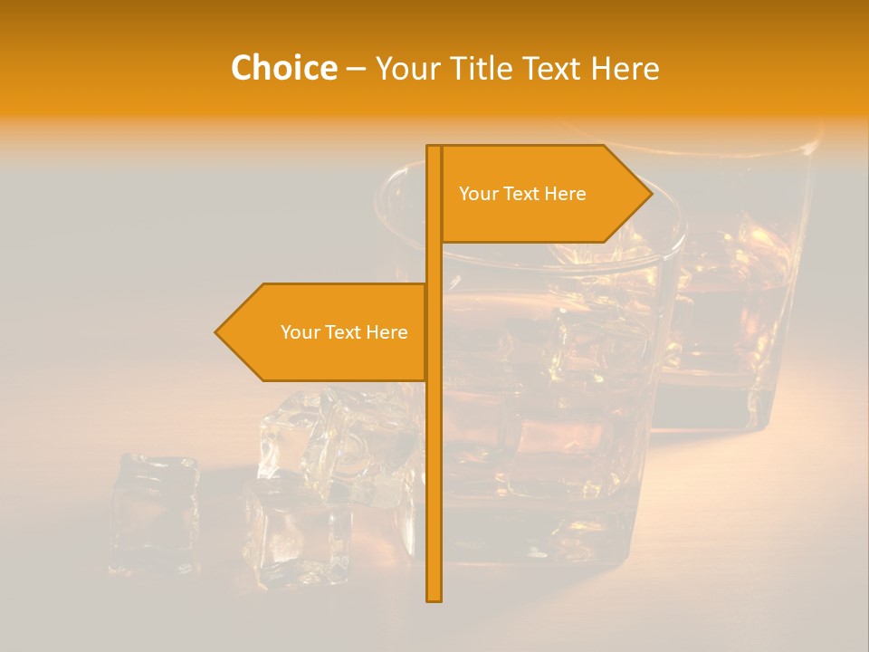 Whisky Hard Glass PowerPoint Template