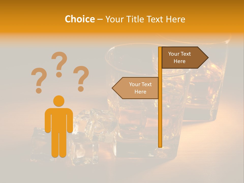 Whisky Hard Glass PowerPoint Template