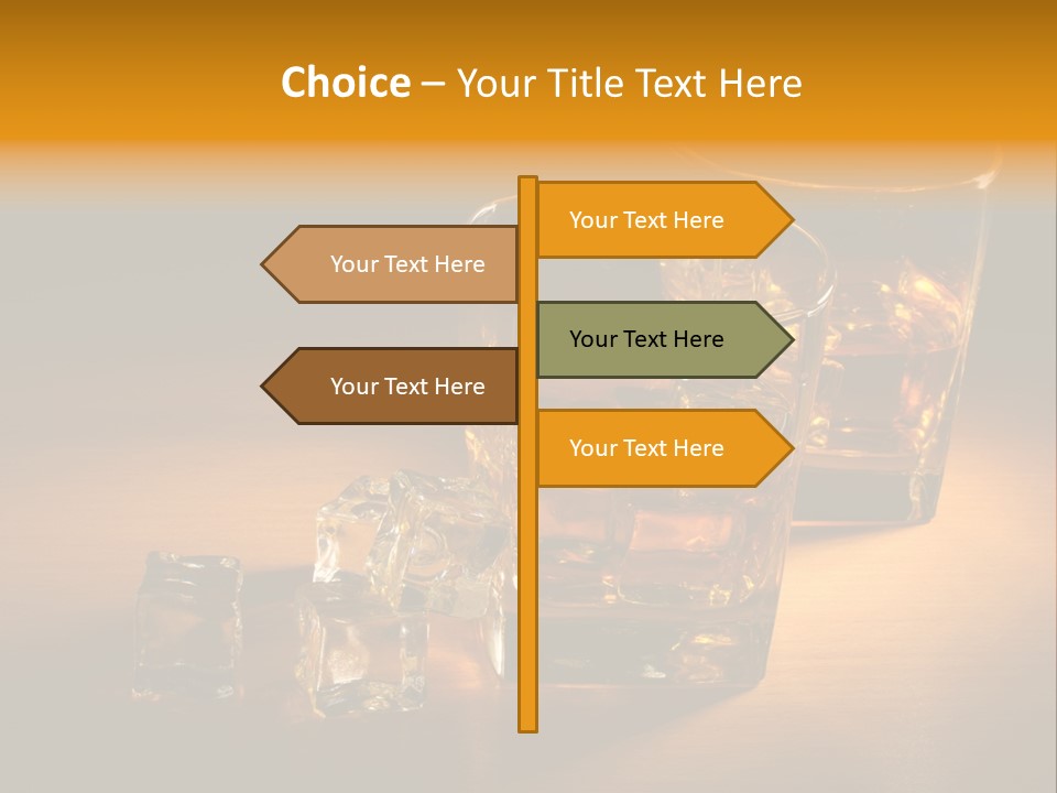 Whisky Hard Glass PowerPoint Template