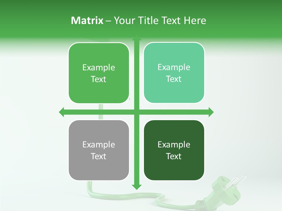 Windmill Wire Ecology PowerPoint Template