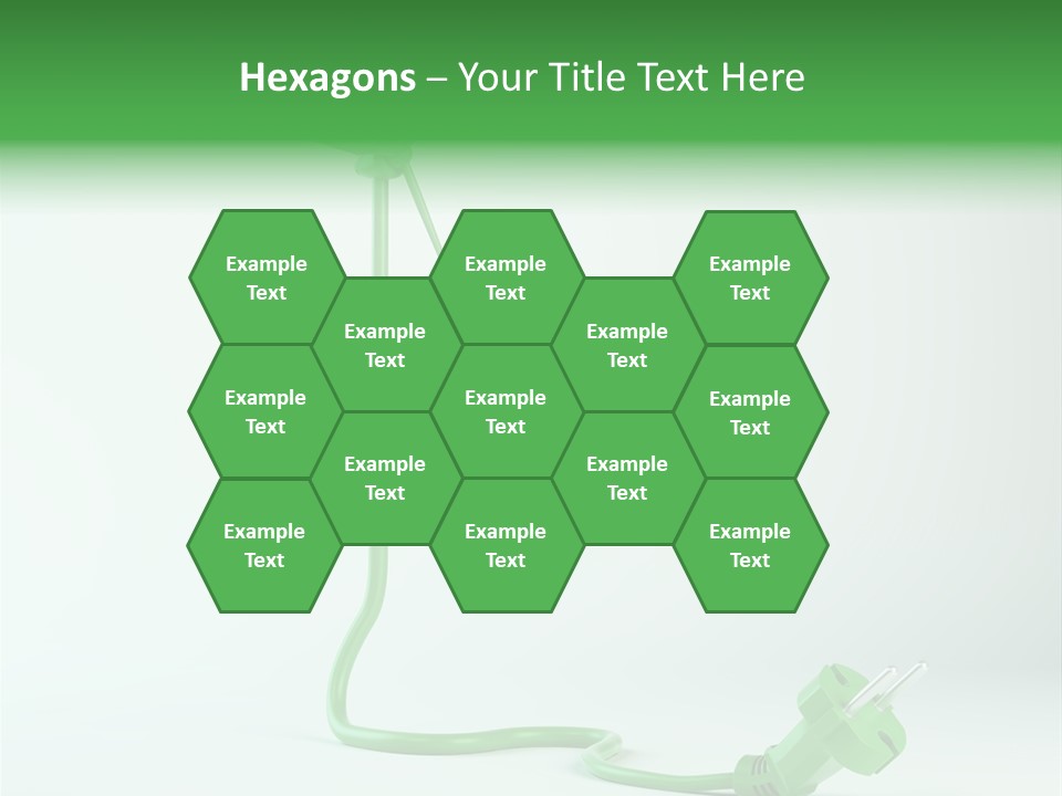 Windmill Wire Ecology PowerPoint Template