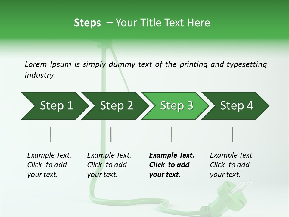 Windmill Wire Ecology PowerPoint Template