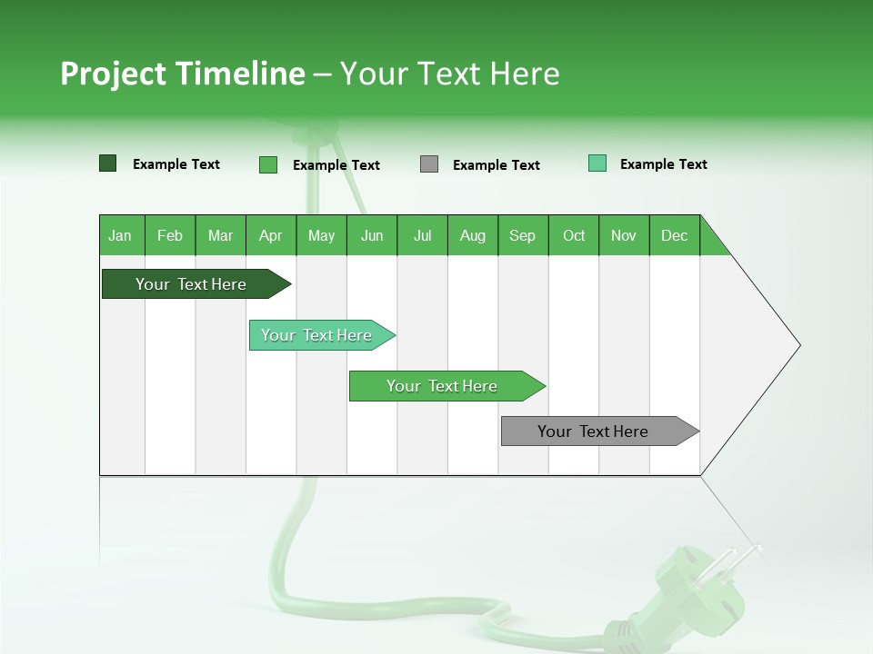 Windmill Wire Ecology PowerPoint Template