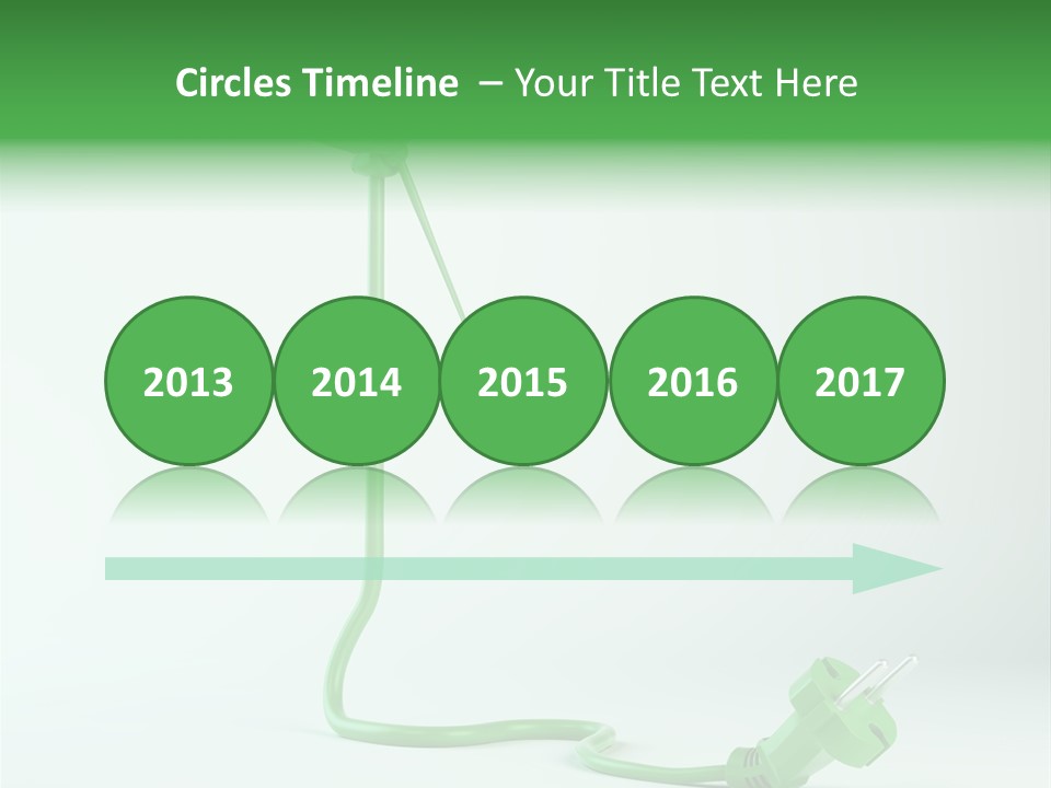 Windmill Wire Ecology PowerPoint Template