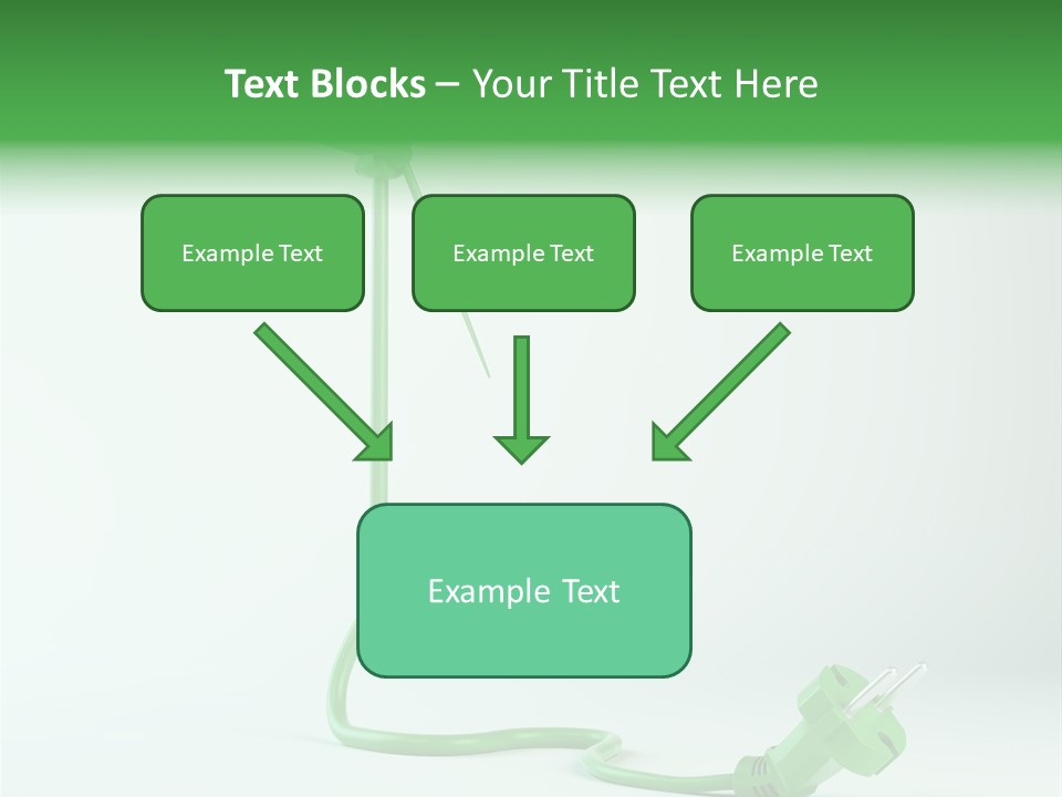 Windmill Wire Ecology PowerPoint Template