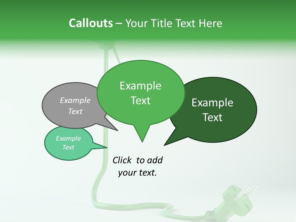 Windmill Wire Ecology PowerPoint Template