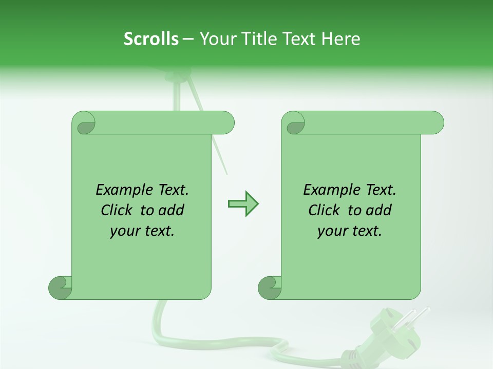 Windmill Wire Ecology PowerPoint Template