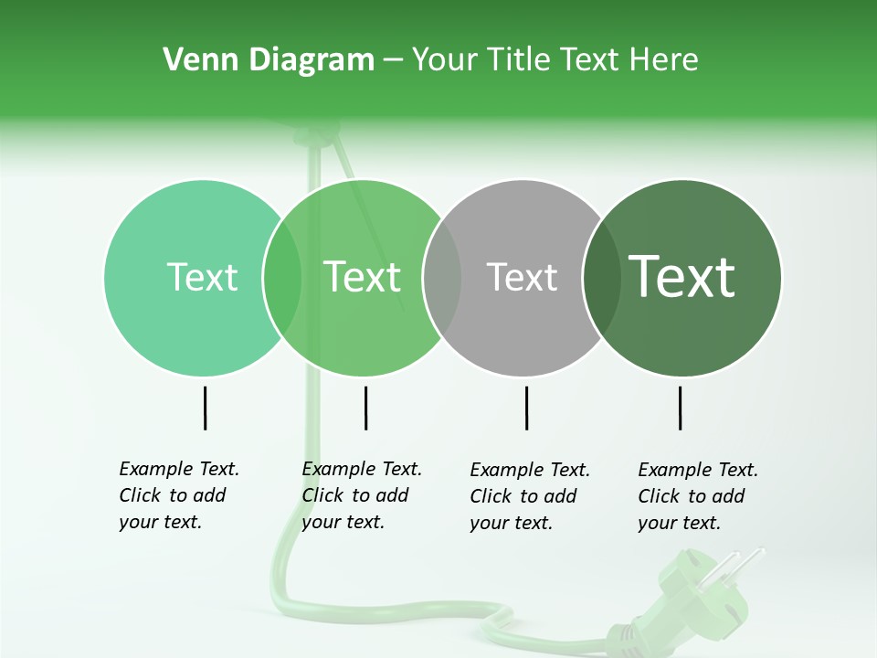 Windmill Wire Ecology PowerPoint Template
