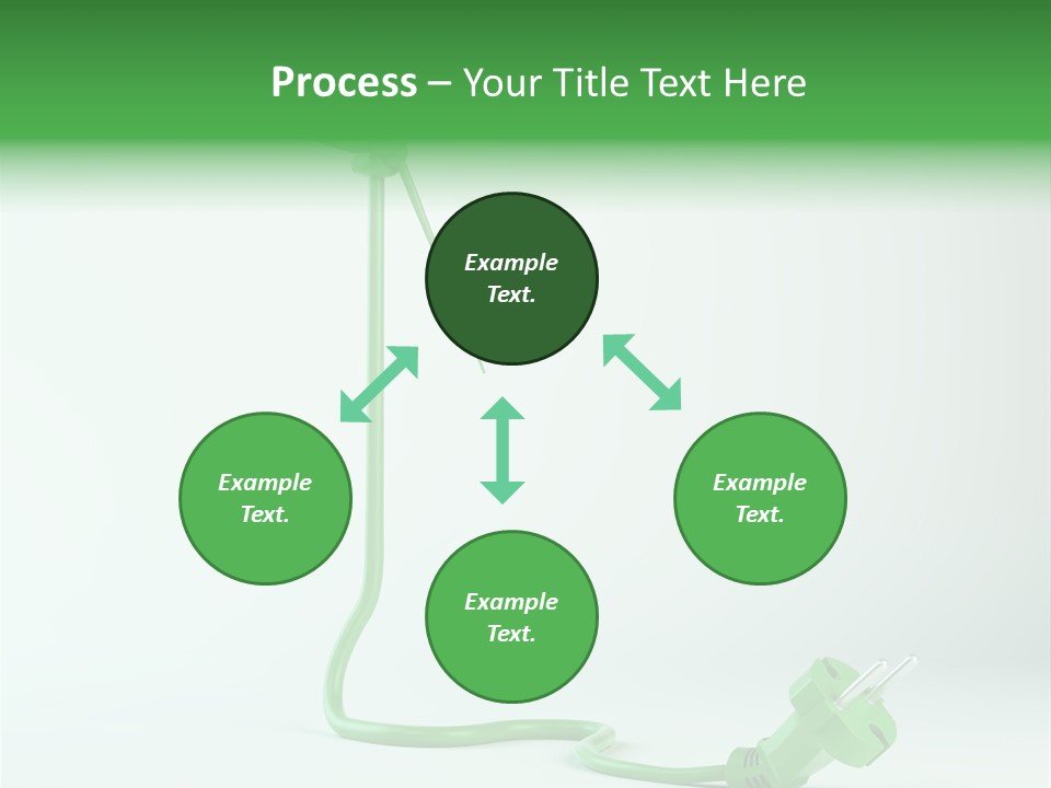 Windmill Wire Ecology PowerPoint Template