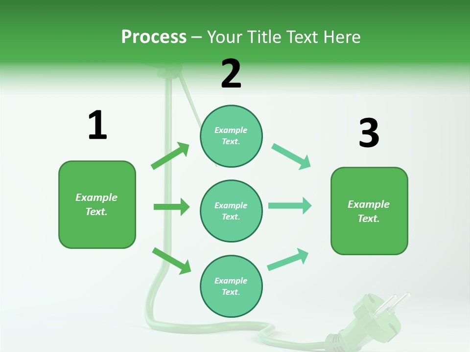 Windmill Wire Ecology PowerPoint Template