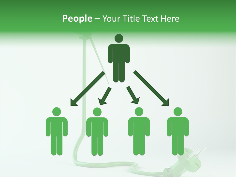 Windmill Wire Ecology PowerPoint Template