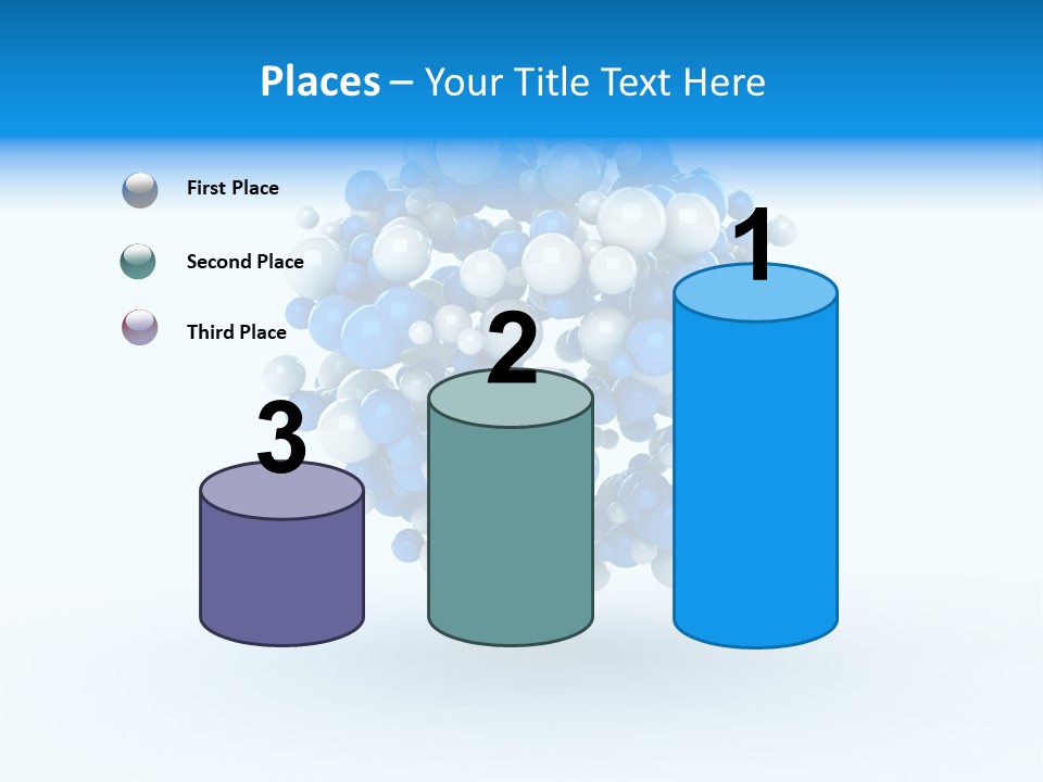 Rendering Trendy White PowerPoint Template