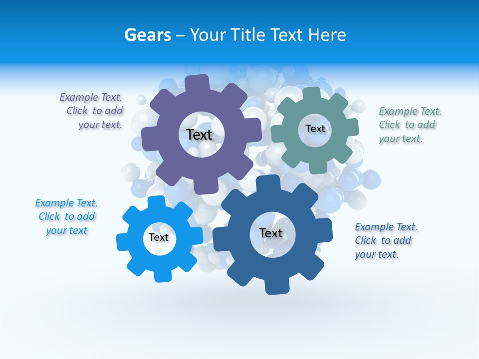 Rendering Trendy White PowerPoint Template