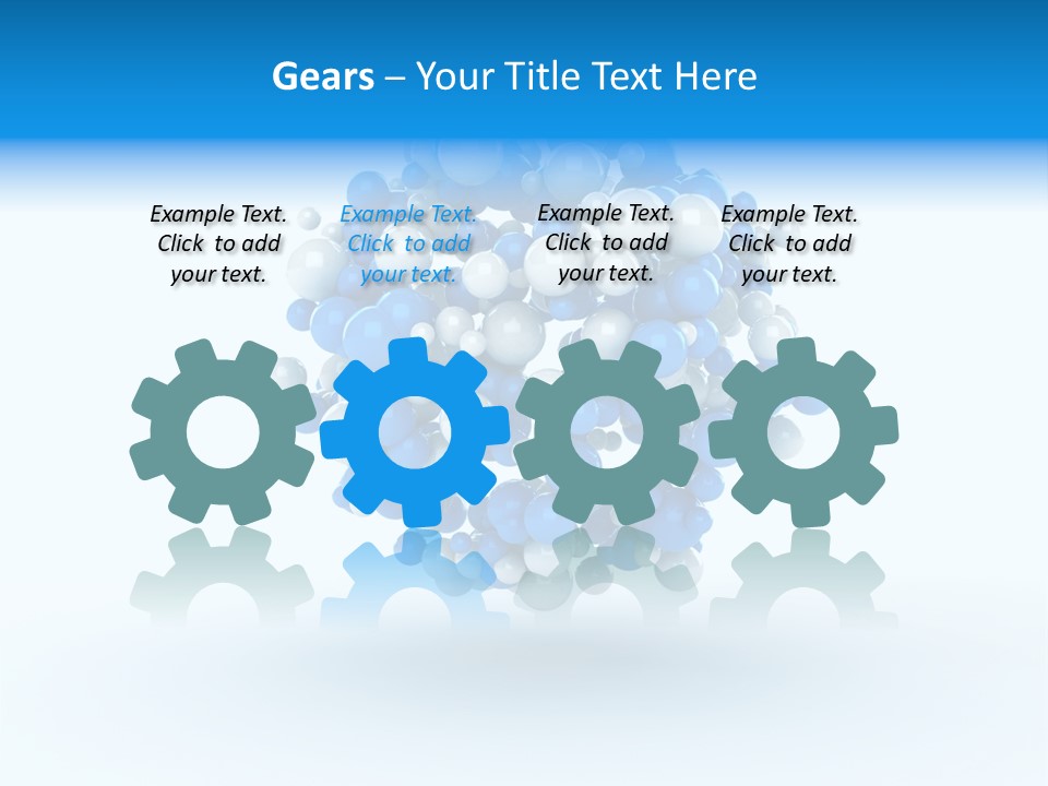 Rendering Trendy White PowerPoint Template