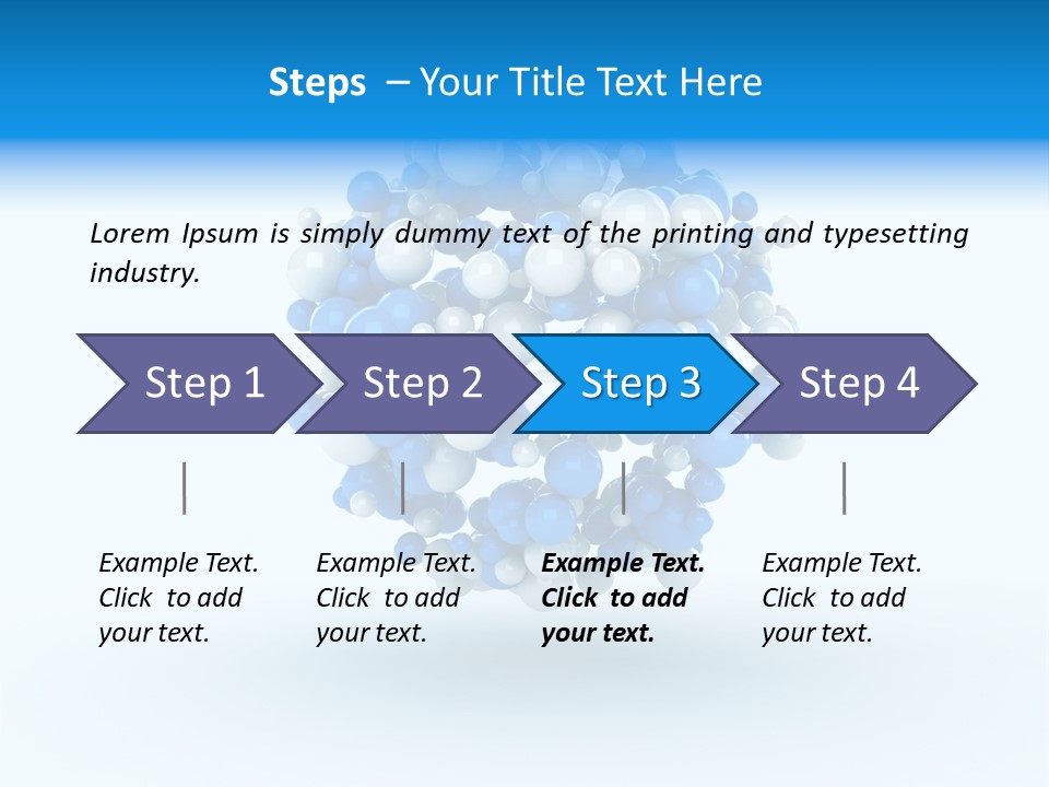 Rendering Trendy White PowerPoint Template