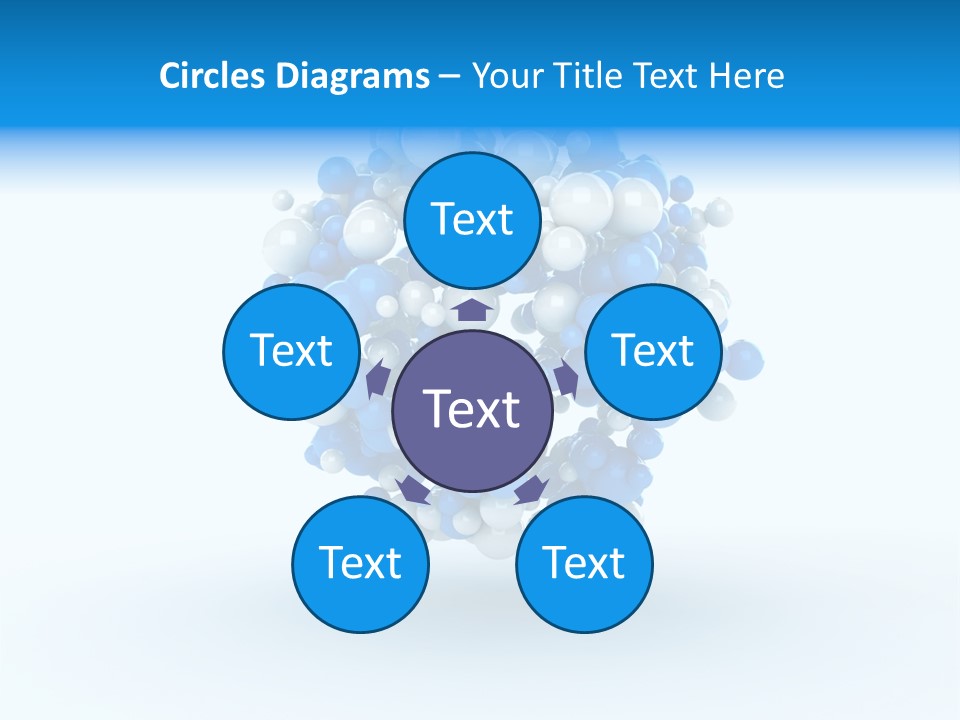 Rendering Trendy White PowerPoint Template