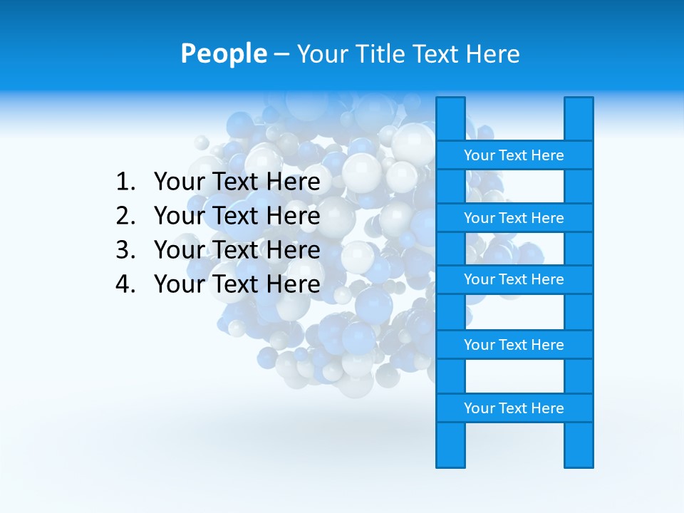 Rendering Trendy White PowerPoint Template