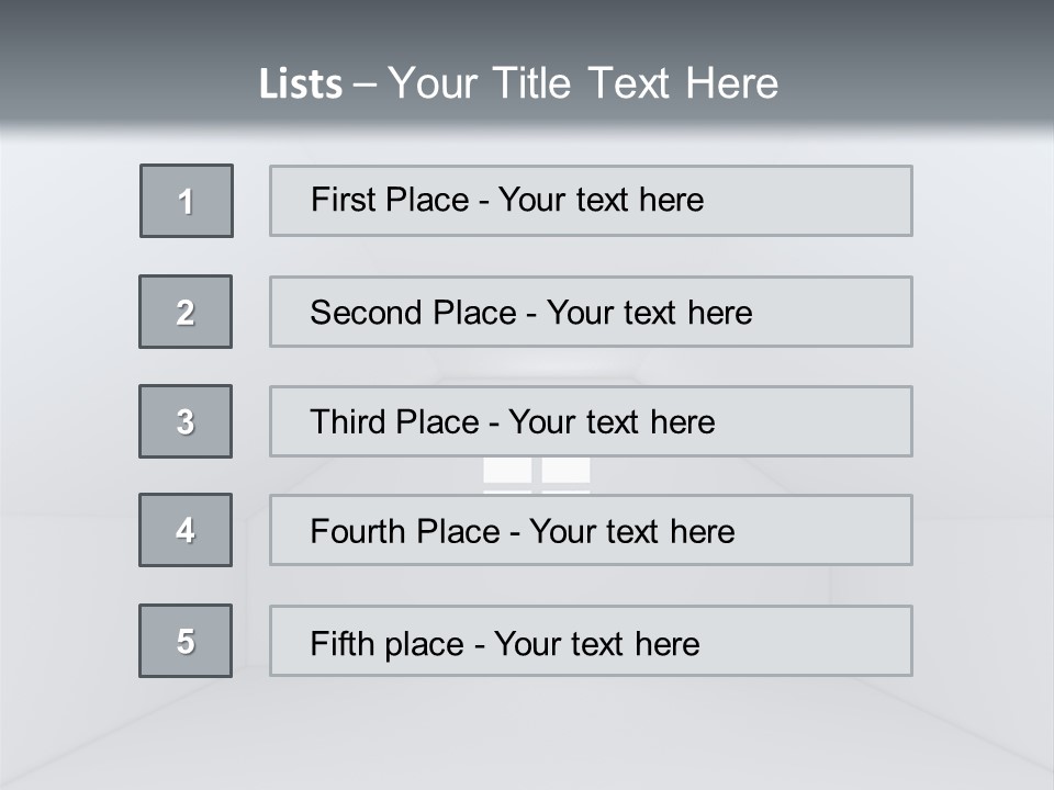Illustration Blank Decorating PowerPoint Template