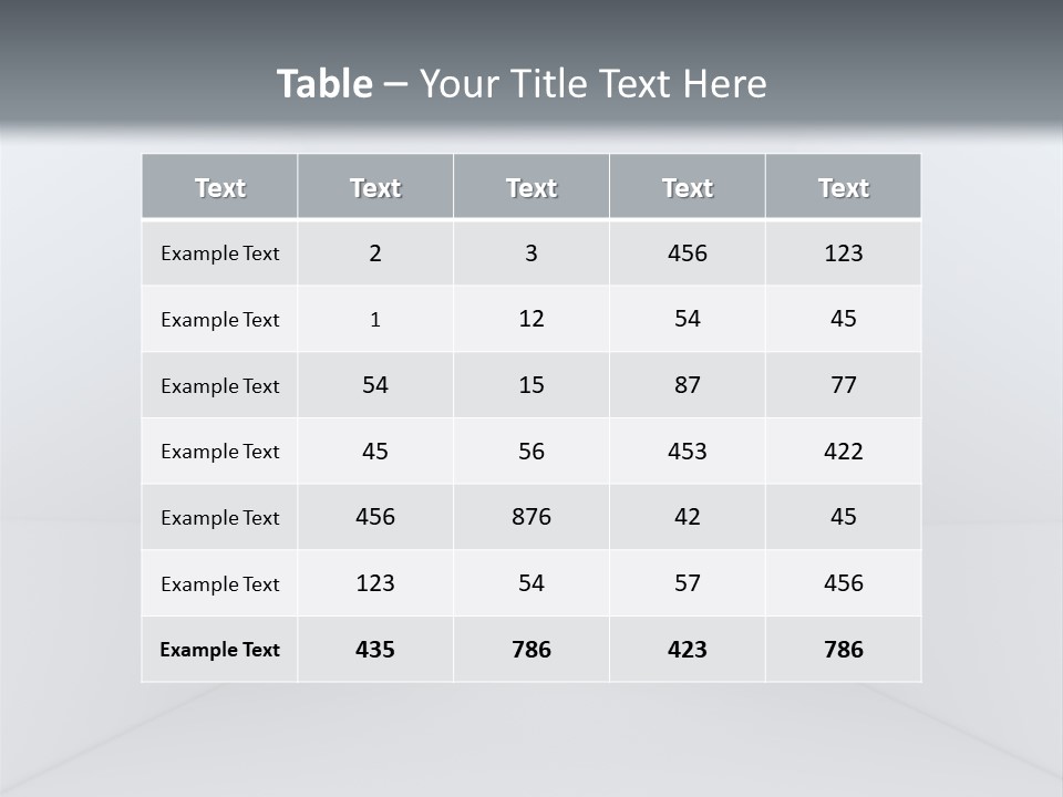 Illustration Blank Decorating PowerPoint Template