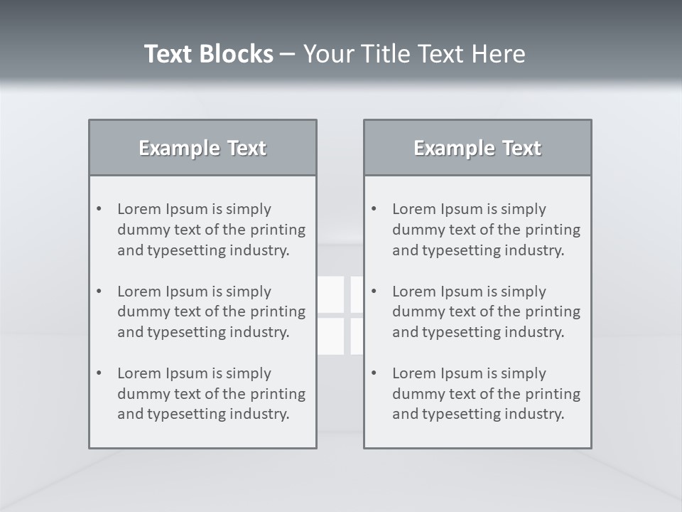 Illustration Blank Decorating PowerPoint Template