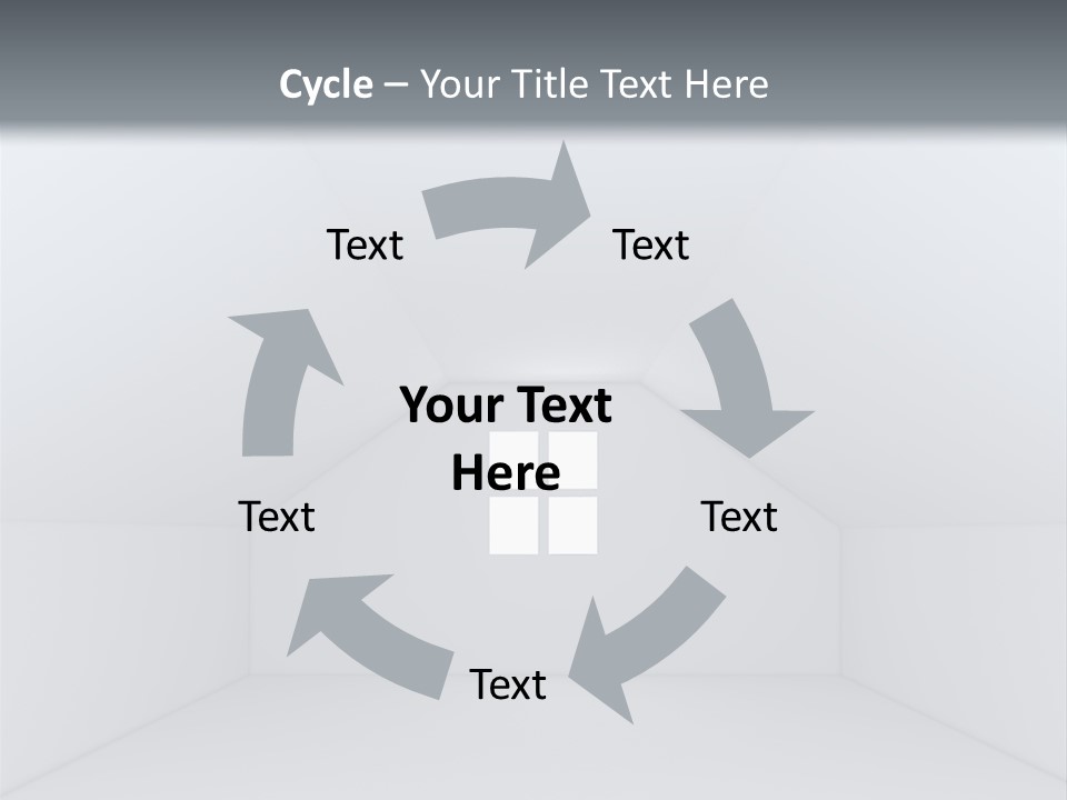 Illustration Blank Decorating PowerPoint Template