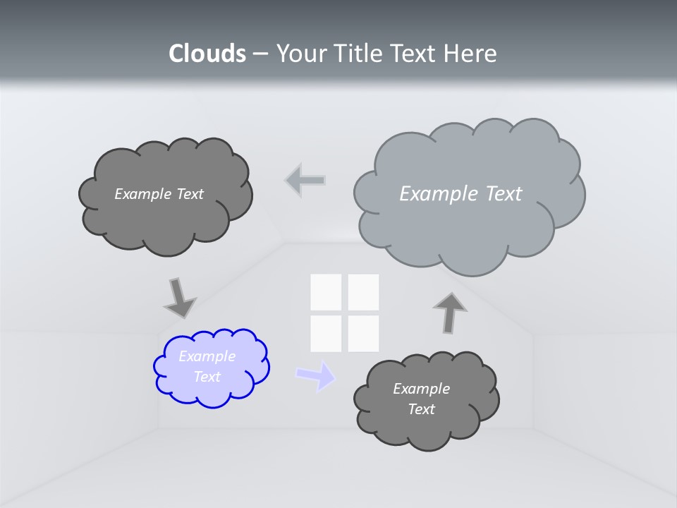 Illustration Blank Decorating PowerPoint Template