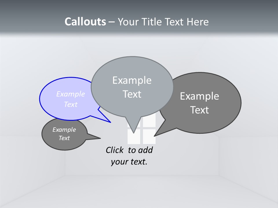 Illustration Blank Decorating PowerPoint Template