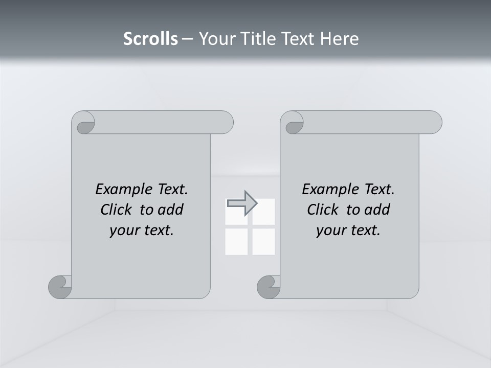 Illustration Blank Decorating PowerPoint Template