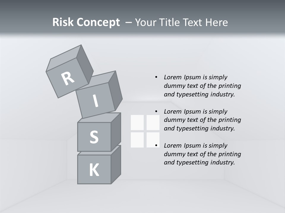 Illustration Blank Decorating PowerPoint Template