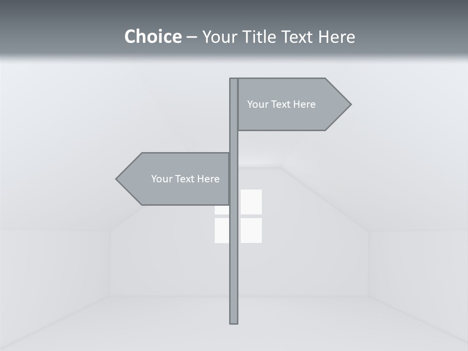 Illustration Blank Decorating PowerPoint Template