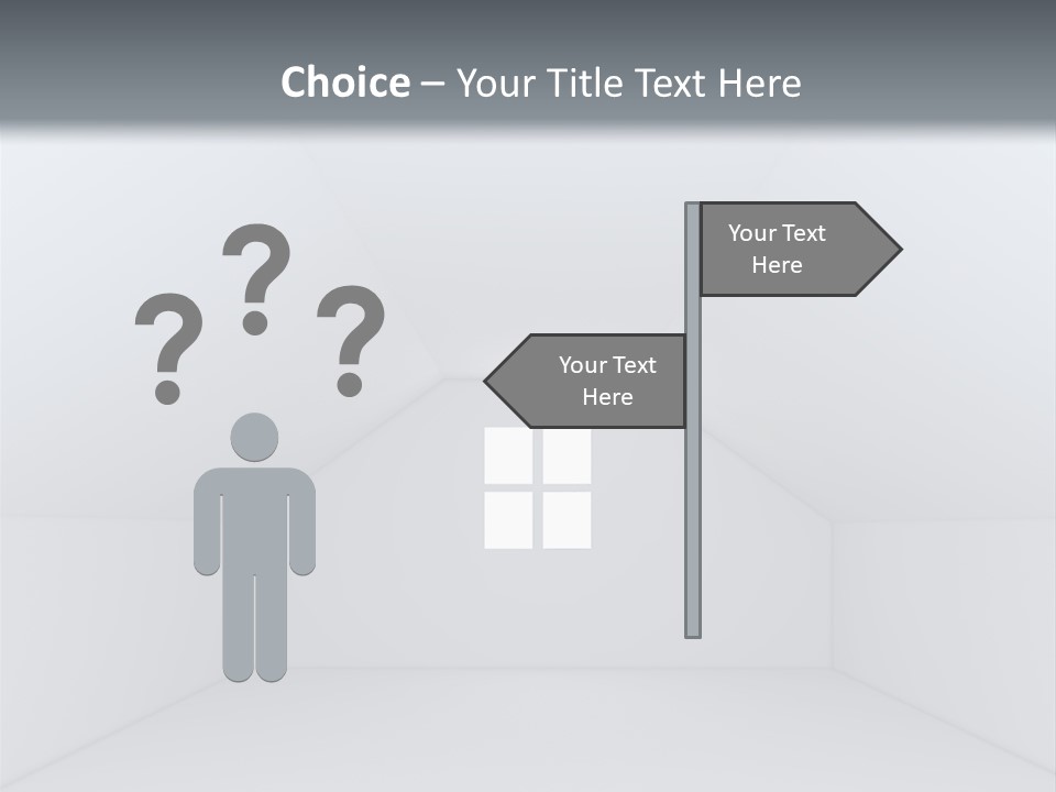 Illustration Blank Decorating PowerPoint Template