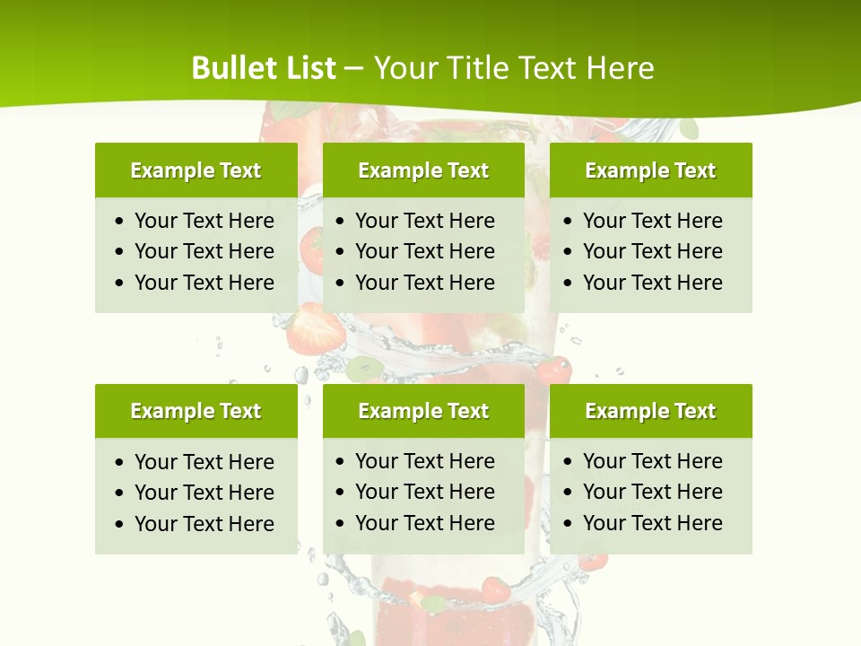 Liquor Summer Drink PowerPoint Template