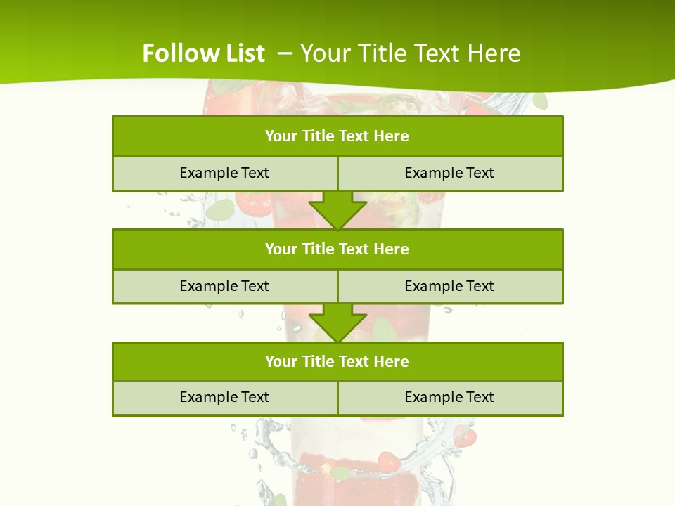 Liquor Summer Drink PowerPoint Template