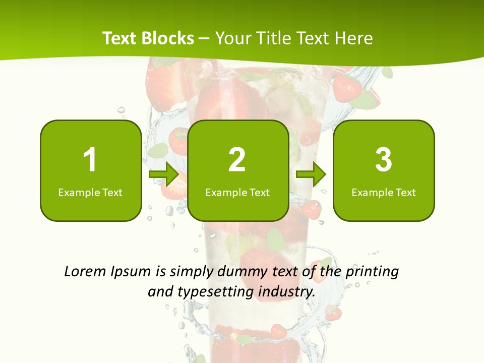 Liquor Summer Drink PowerPoint Template