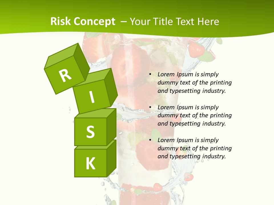 Liquor Summer Drink PowerPoint Template