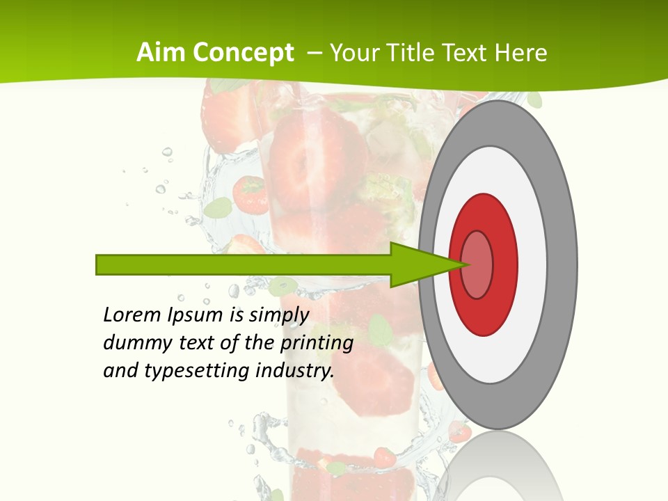 Liquor Summer Drink PowerPoint Template