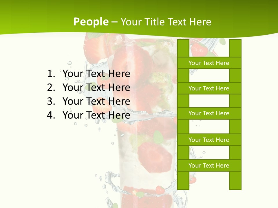 Liquor Summer Drink PowerPoint Template