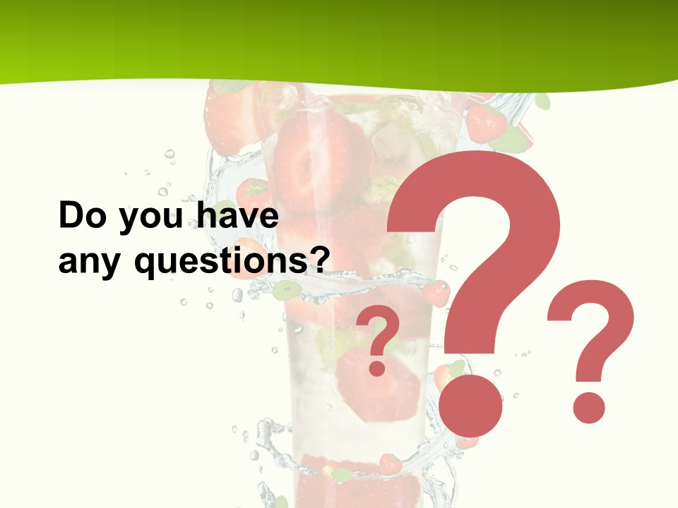 Liquor Summer Drink PowerPoint Template