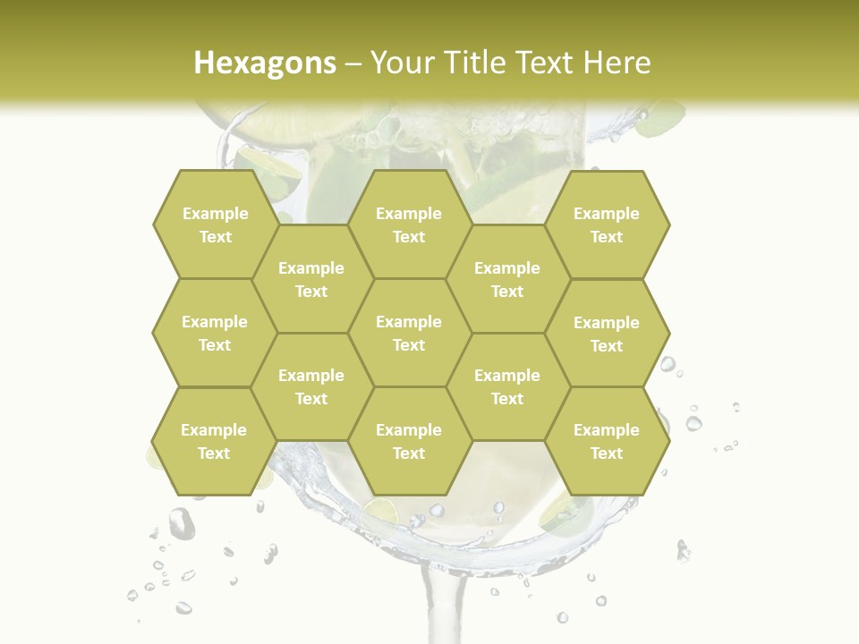 Garnish Ice Splash PowerPoint Template