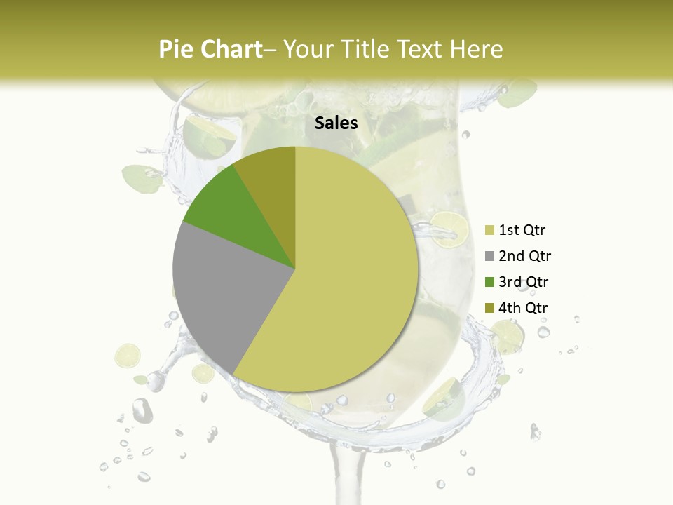 Garnish Ice Splash PowerPoint Template