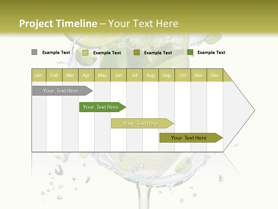 Garnish Ice Splash PowerPoint Template