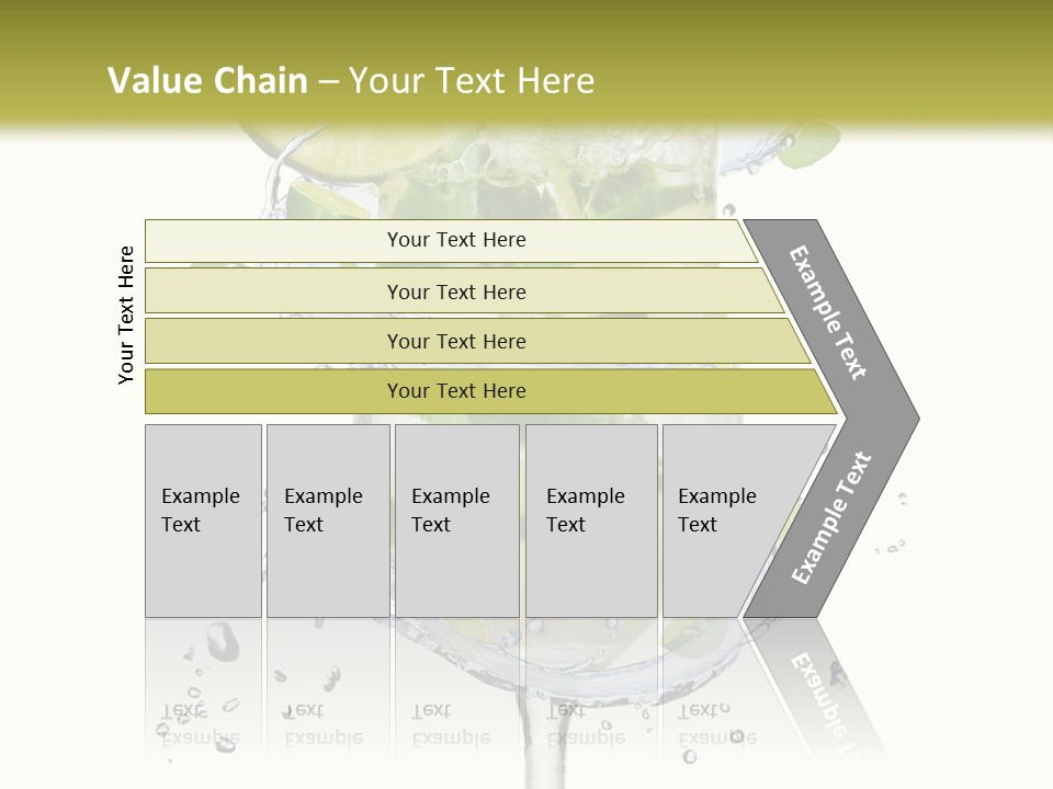 Garnish Ice Splash PowerPoint Template