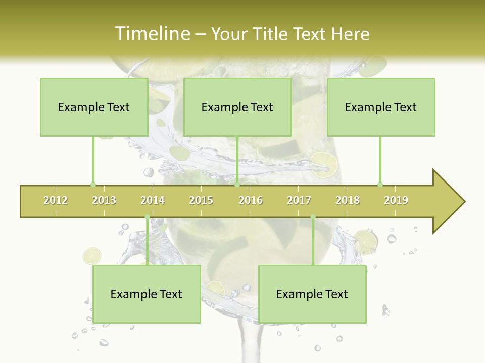 Garnish Ice Splash PowerPoint Template