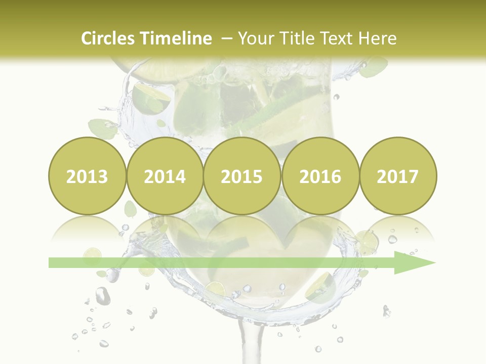 Garnish Ice Splash PowerPoint Template