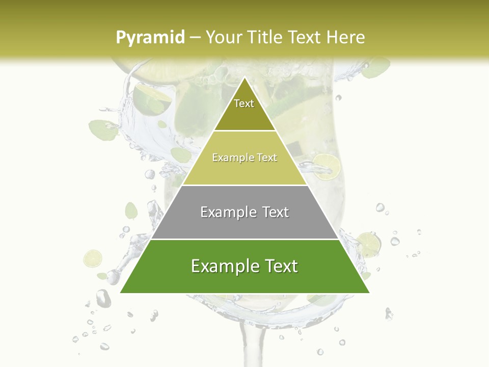 Garnish Ice Splash PowerPoint Template