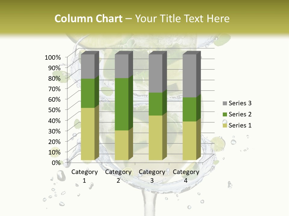 Garnish Ice Splash PowerPoint Template
