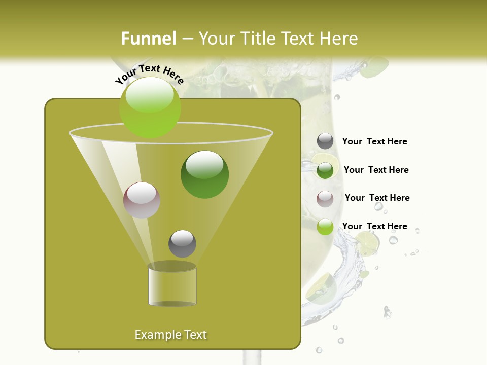 Garnish Ice Splash PowerPoint Template