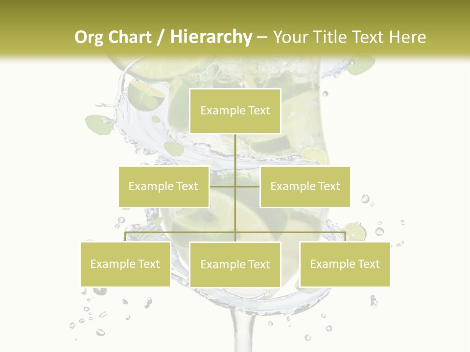 Garnish Ice Splash PowerPoint Template