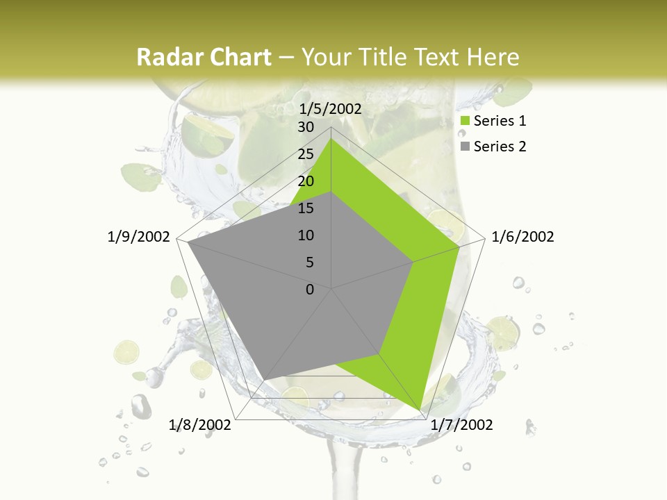 Garnish Ice Splash PowerPoint Template