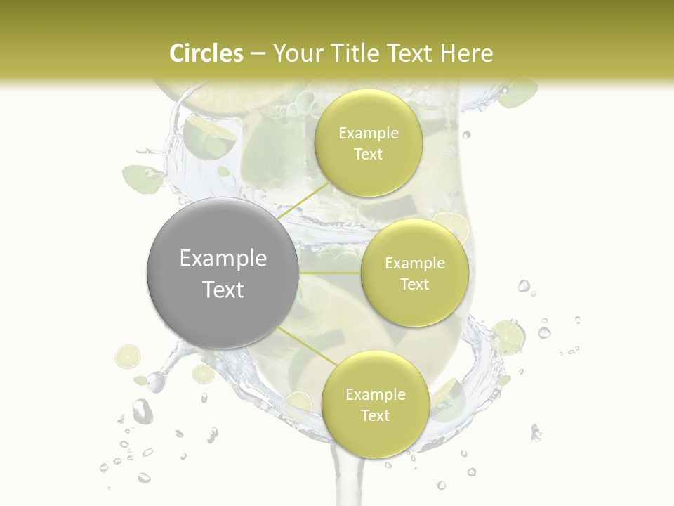 Garnish Ice Splash PowerPoint Template